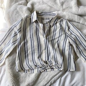 Solid and Striped Taylor Button Up Shirt